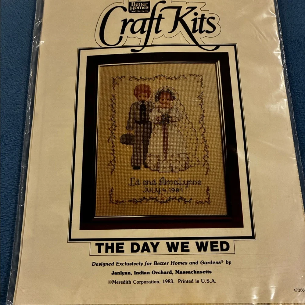 Better Homes And Gardens Wedding Counted Cross-Stitch Art